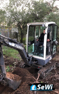 Bagger Arbeiten